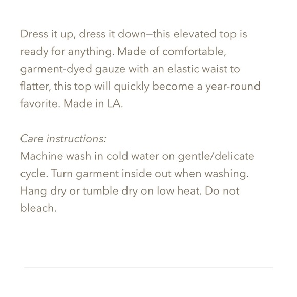 SUUNDAY GAUZE DOLMAN TOP IN TAPENADE sz S - Picture 8 of 8